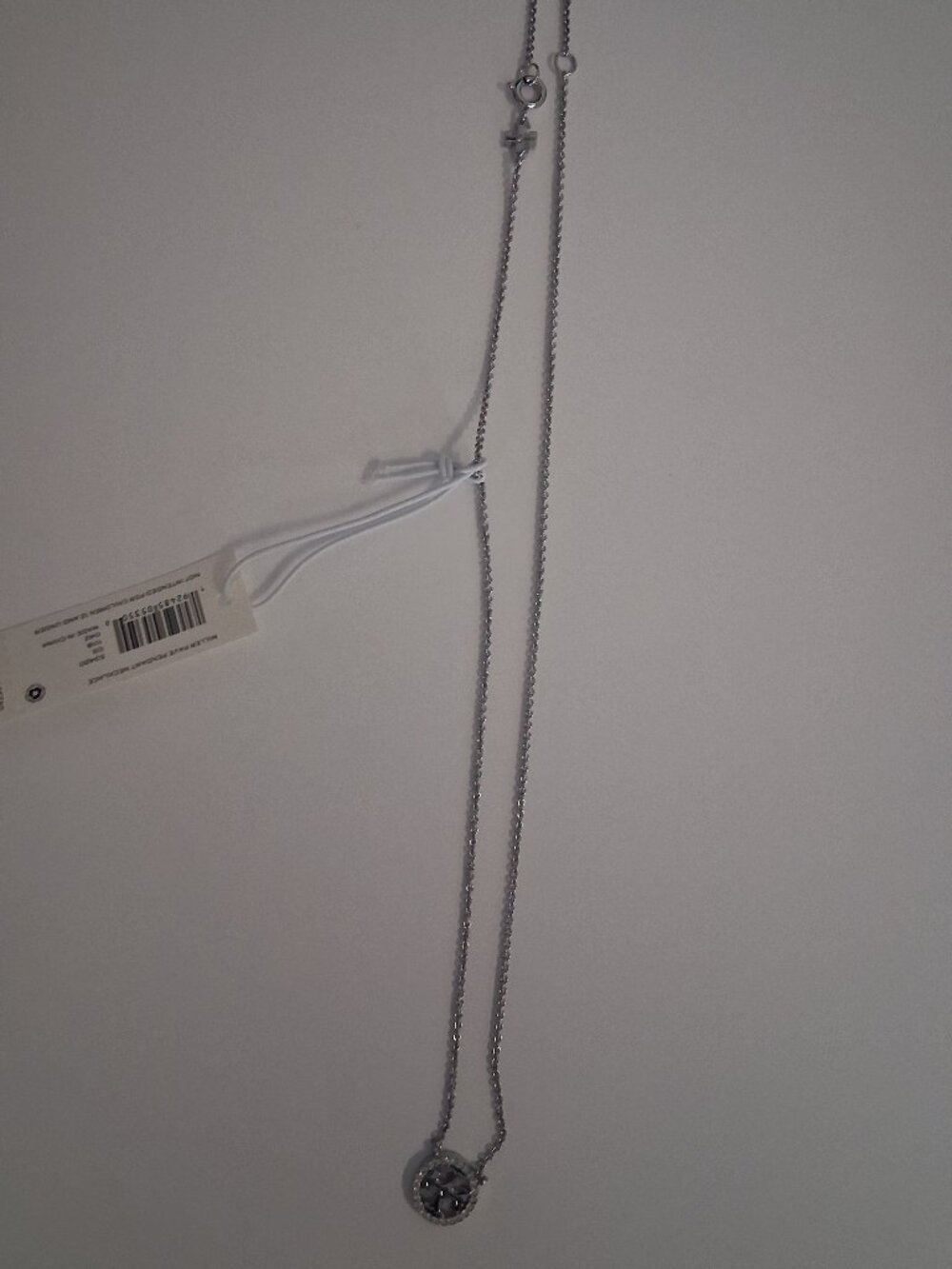 ICON PAVÉ PENDANT NECKLACE (BNWT)